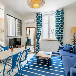 Apartment Bleu 29m2, 120m Vieux-port , Clim ,wifi, Acces Autonome Avec Code, Marseille
